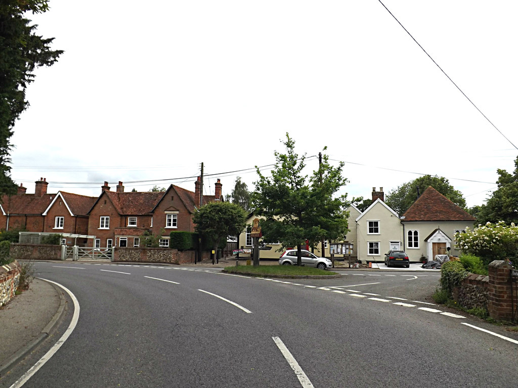 B1064 The Street, Foxearth © Geographer :: Geograph Britain And Ireland