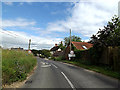TL8448 : Entering Stanstead on the B1066 Lower Street by Geographer