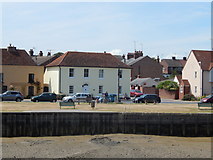 TM0321 : East Donyland (Rowhedge) village green from Wivenhoe (close up) by Hamish Griffin