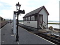 SH5738 : Porthmadog Harbour station signal box by Richard Hoare