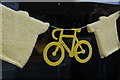 SD9324 : Tour de France window display, Todmorden, May 2014 by Christopher Hilton