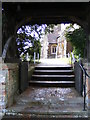 TF6928 : Lych gate at the Church of St. Mary Magdalene, Sandringham by Paul Bryan