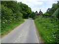 Gribble Bridge Lane looking towards Andred Oast