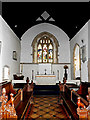 TM3961 : Altar  & Stained Glass Window of St.Mary Magdalene Church by Geographer