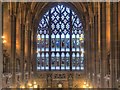 SJ8398 : John Rylands Library, The Secular Window by David Dixon