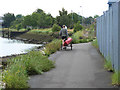 Path beside the Itchen estuary