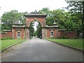 The grand entrance to Lytham Hall and its estate