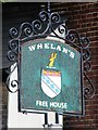 Whelans sign