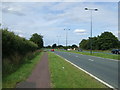 Cycle path beside the A46