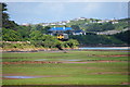 Train by the Hayle Estuary