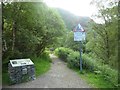 NN1669 : Path from the Upper Falls car park to Nevis Gorge by Stephen Sweeney