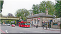 Dulwich: A205 South Circular Road (Thurlow Park Road) at West Dulwich Station