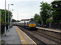 Empty? coal wagons being hauled through Seaham station