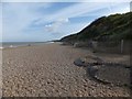 Looking south along the shingle beach at Dunwich