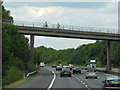 TQ5863 : Crowhurst Lane goes over the M20 by Ian S