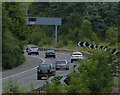 Leicester bound section of the M69 motorway