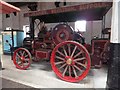 Traction engine in Long Shop Museum