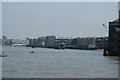 View of the disused pier in Rotherhithe from the Thames Path #2