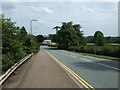 Minor road heading east near the JCB factory