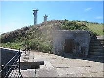 SM8103 : Rear entrance to West Blockhouse showing earlier small covered water cistern by Dr Duncan Pepper