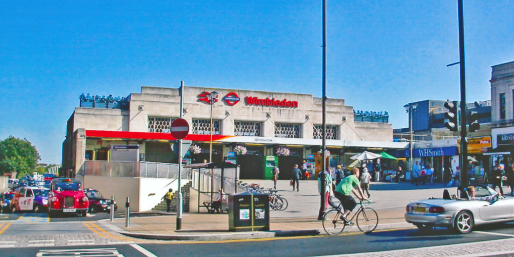 Wimbledon Station, entrance 2011 © Ben Brooksbank ...