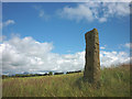 SD6070 : Old gatepost above Melling by Karl and Ali