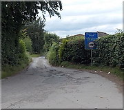 SO1901 : Weight limit ahead, Pen-Deri Farm Lane  by Jaggery
