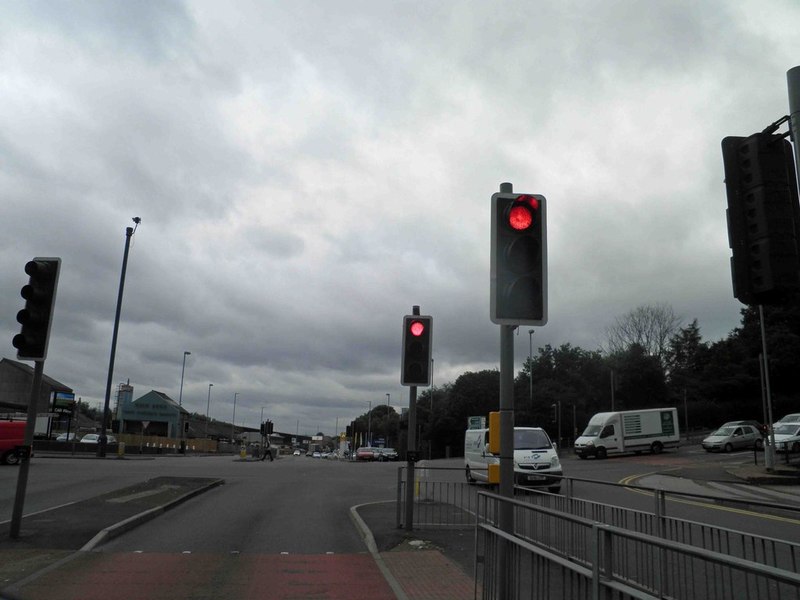 A5009 junction with A52 Stoke on Trent © Steve Fareham :: Geograph ...