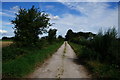 Everingham Lane towards Bielbly Field Farm