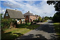 Houses in the village of Hayton, East Yorkshire