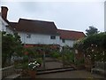 The garden and rear of Lavenham Guildhall