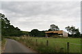 Barn by the bridleway and road to Cleaves Wood