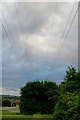 Hedgerow and power lines