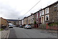 West along Castle Street, Cwmparc