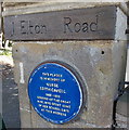 Edith Cavell blue plaque in Clevedon