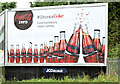 J2868 : Coca-Cola poster, Dunmurry (July 2014) by Albert Bridge