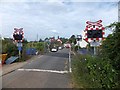 Level crossing in Tide Mill Way, Woodbridge