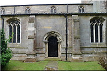 SK8753 : The north doorway of All Saints Church, Beckingham by Tim Heaton