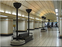 TQ4388 : Gants Hill tube station - platform level concourse by Mike Quinn