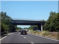 TM0129 : Eastbound A120 crossing A12 near Colchester by David Smith