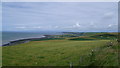 View northwards from the coast road near Aberaeron