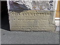 SJ1158 : Foundation stone (left) on Ruthin Drill Hall/Youth Centre by John S Turner
