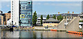 J3474 : Donegall Quay and the Lagan Weir, Belfast (July 2014) by Albert Bridge