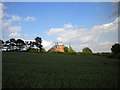 Across the fields to the Hut, near Lowdham