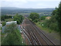 Railway running south, Newlands of Culloden