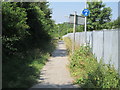 Footpath - end of Cartmell Drive