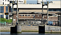 J3473 : Lifting bridge, the Gasworks, Belfast (July 2014) by Albert Bridge