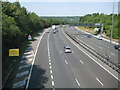 M40 Motorway from the B4440 Wooburn Green Lane bridge