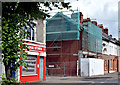 Renovation work, Donegall Avenue, Belfast (July 2014)