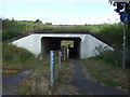 Underpass beneath the A9